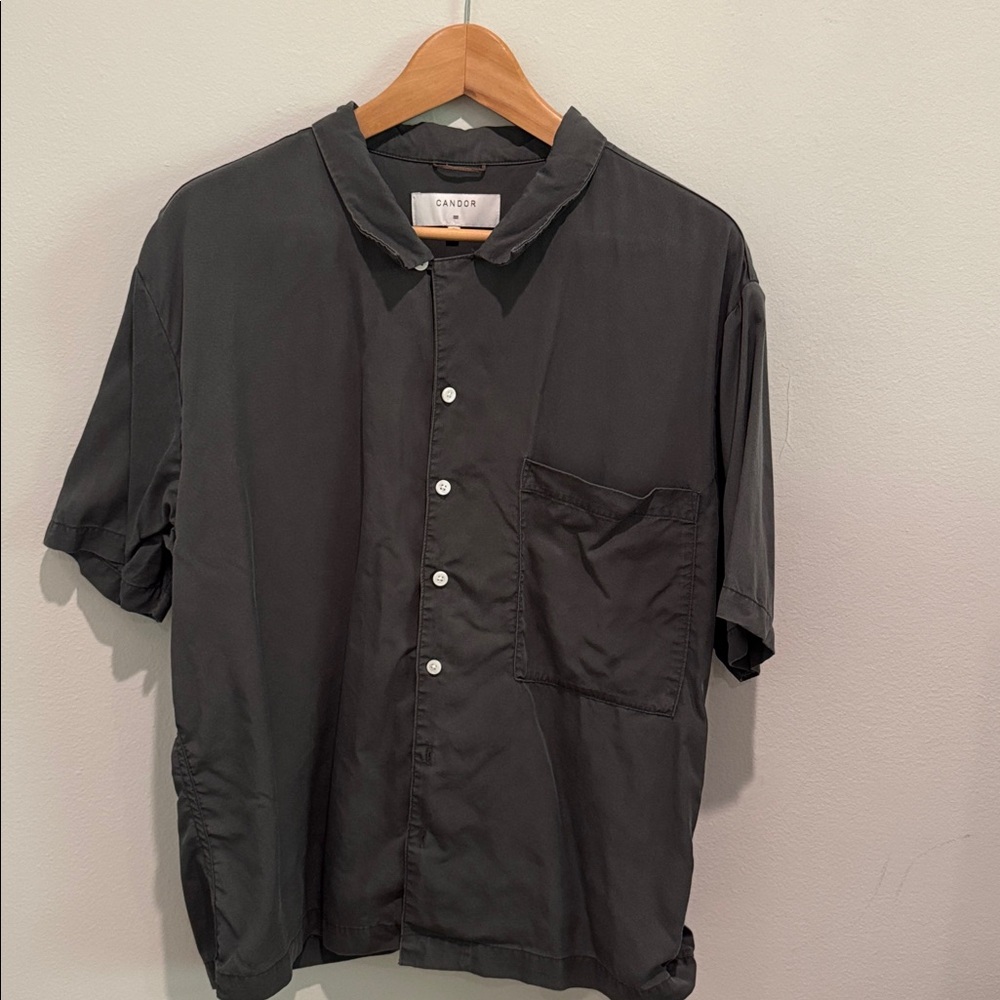 Men's Black Short Sleeve Polo Shirt